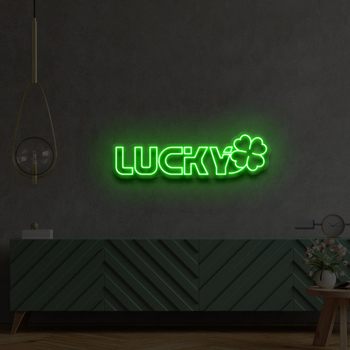 Lucky Neon Sign
